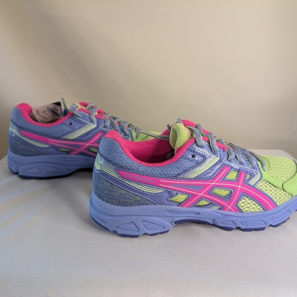 NIB ASICS Gel-Contend 3 GS Girl's Size 5 Running Shoes - Pink and Purple - Picture 1 of 8